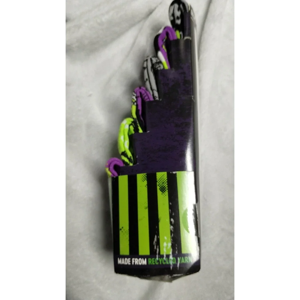 Beetlejuice Men's Crew Socks 6 Pack | Bioworld‎ Recycled Yarn Halloween Gift